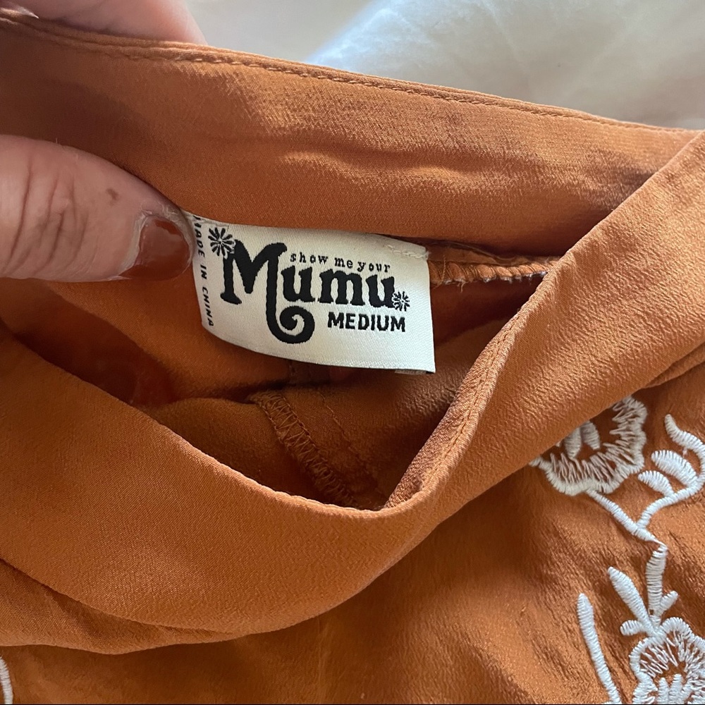 Show Me Your Mumu Camel Colored Shorts - Picture 4 of 5